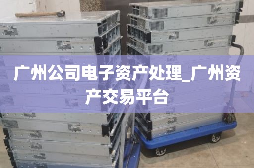 广州公司电子资产处理_广州资产交易平台