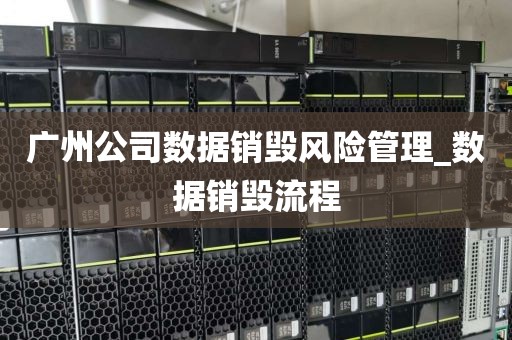 广州公司数据销毁风险管理_数据销毁流程